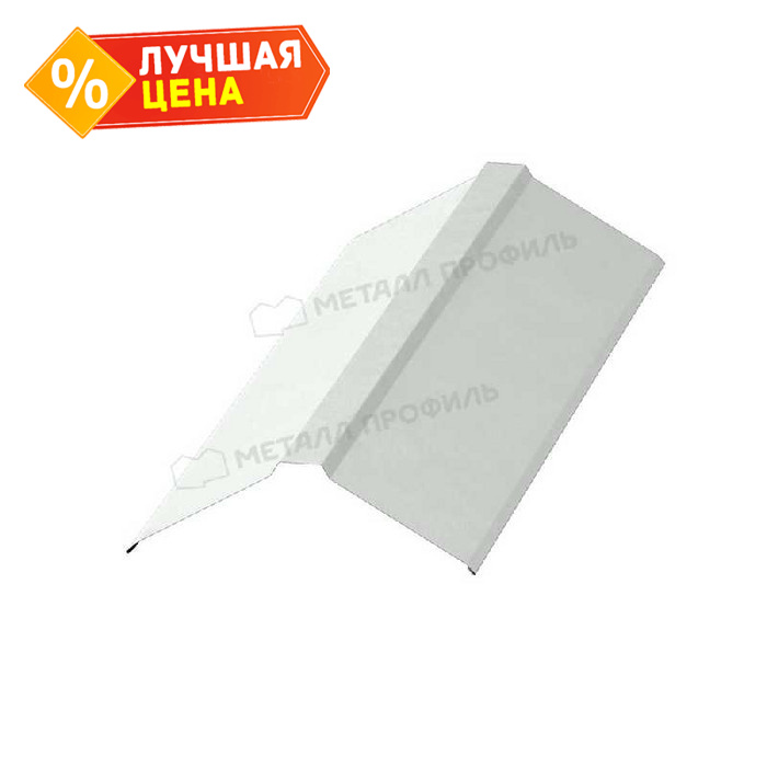 Планка конька плоского 150х150х2000 (ECOSTEEL_MA-01-МореныйДуб-0.5)