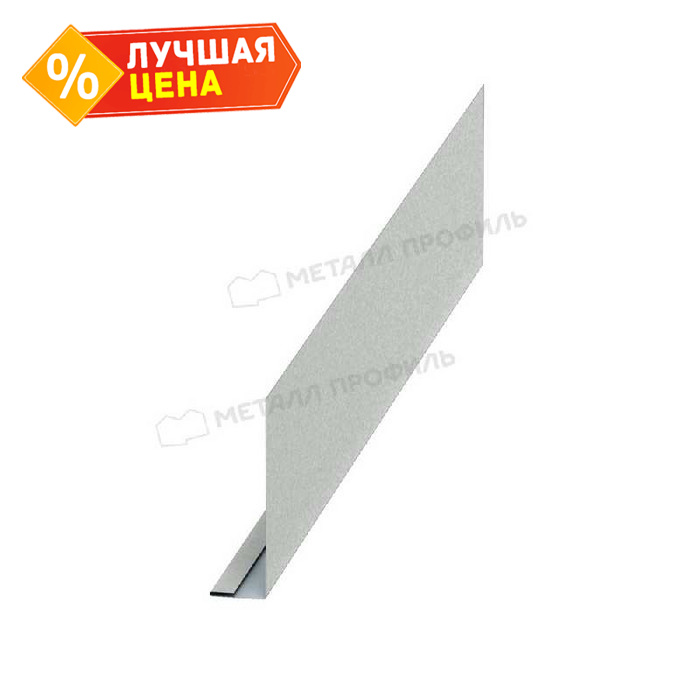 Планка карнизного свеса 250х50х3000 (ECOSTEEL_MA-01-МореныйДуб-0.5)