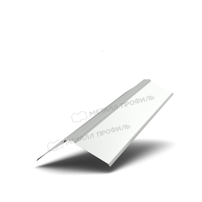 Планка конька плоского 190х190х2000 (ECOSTEEL_MA-01-МореныйДуб-0.5)